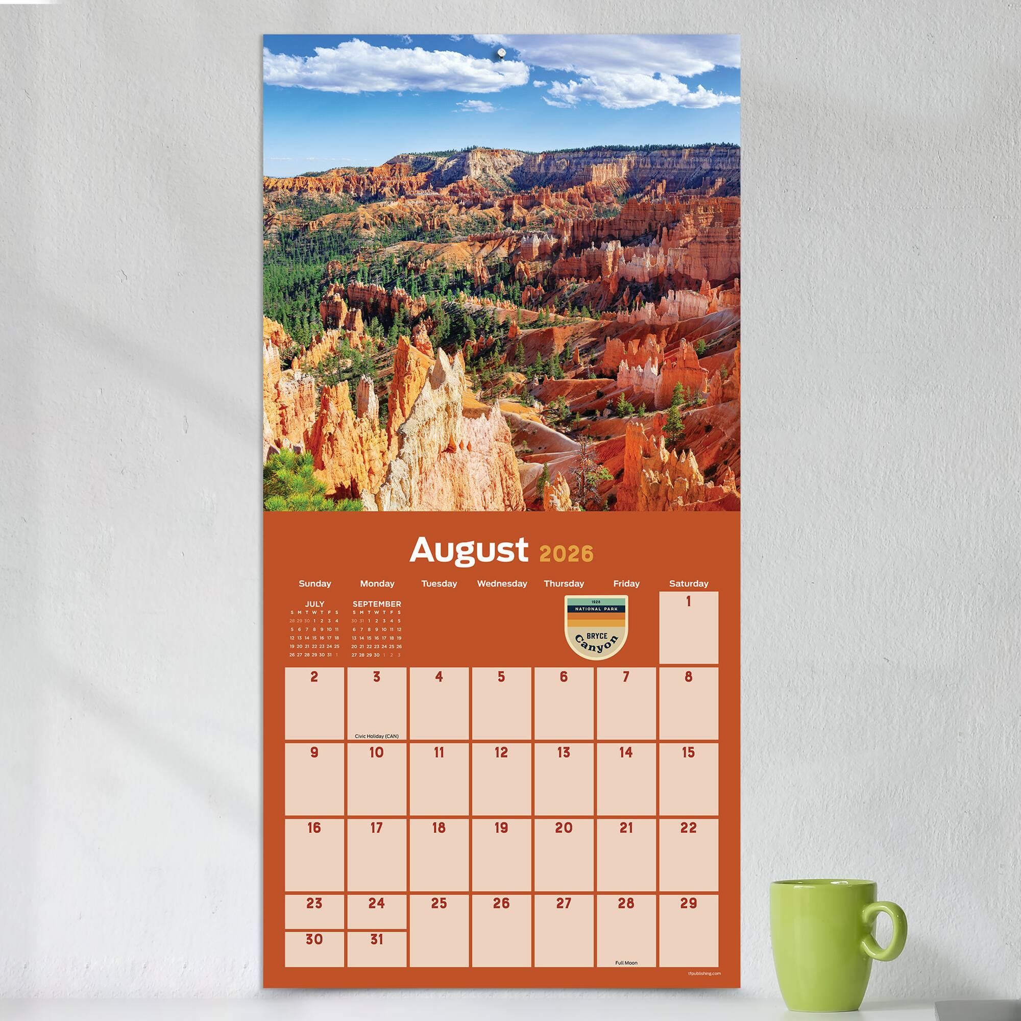 2026 National Parks Wall Calendar